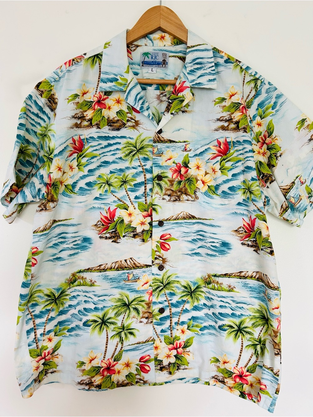RJC Tropical Button Down Shirt